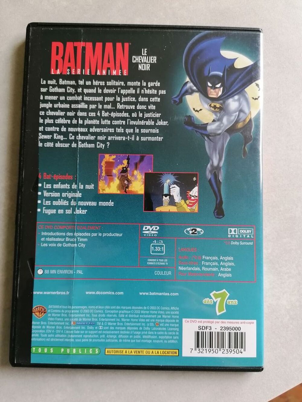 DVD Batman DVD et blu-ray