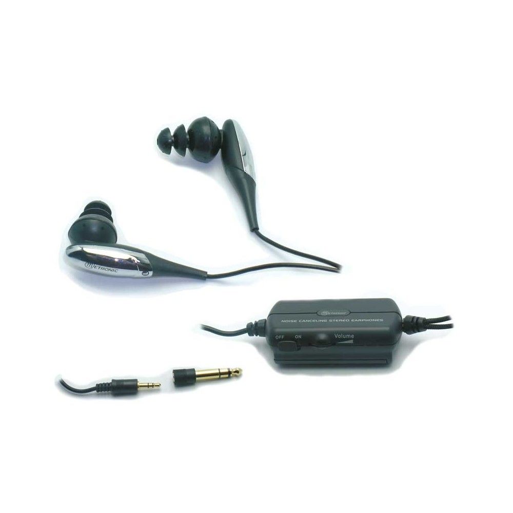 Ecouteurs intra auriculaire avec r&eacute;ducteur de bruit actif Audio et hifi