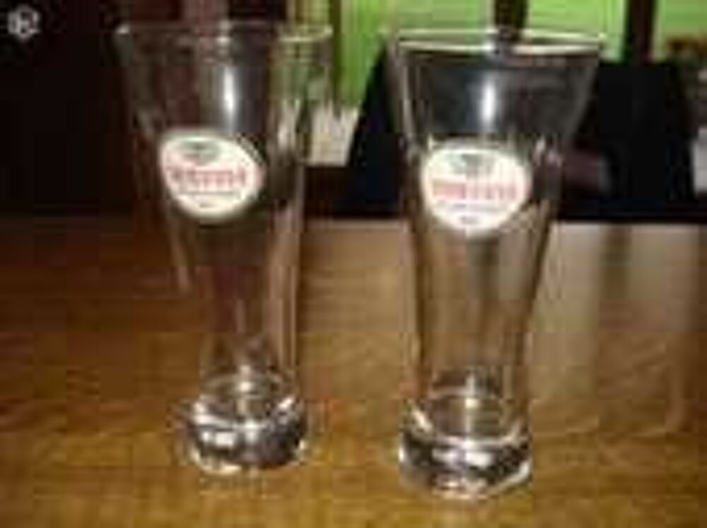 6 verres &agrave; bi&egrave;re 1664 estampill&eacute;s - 25 ml - neuf Décoration
