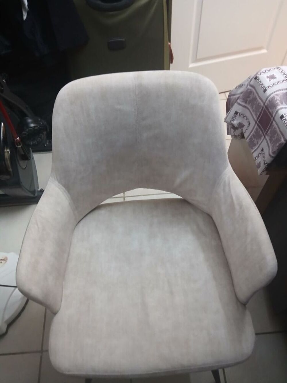 Lot de 2 chaises avec accoudoirs ? Neuves ? Beige Meubles