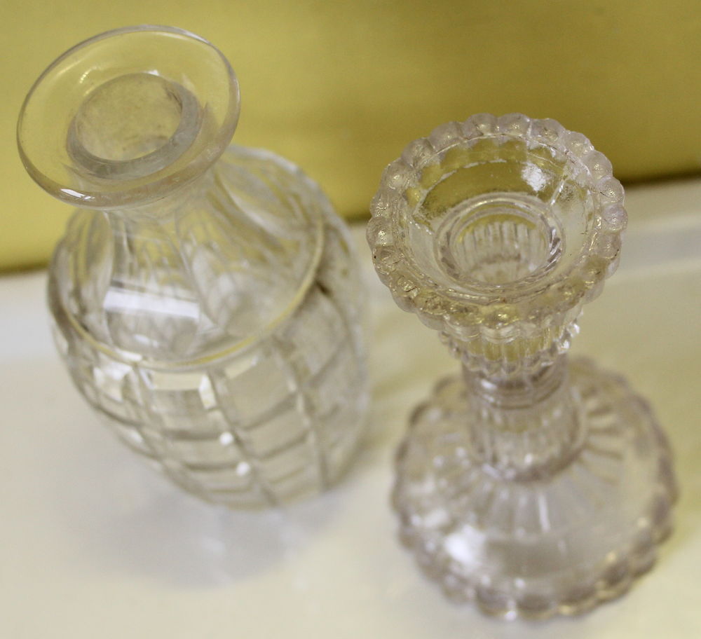 Carafe bouteille bougeoir dinette ancienne portieux? Jeux / jouets