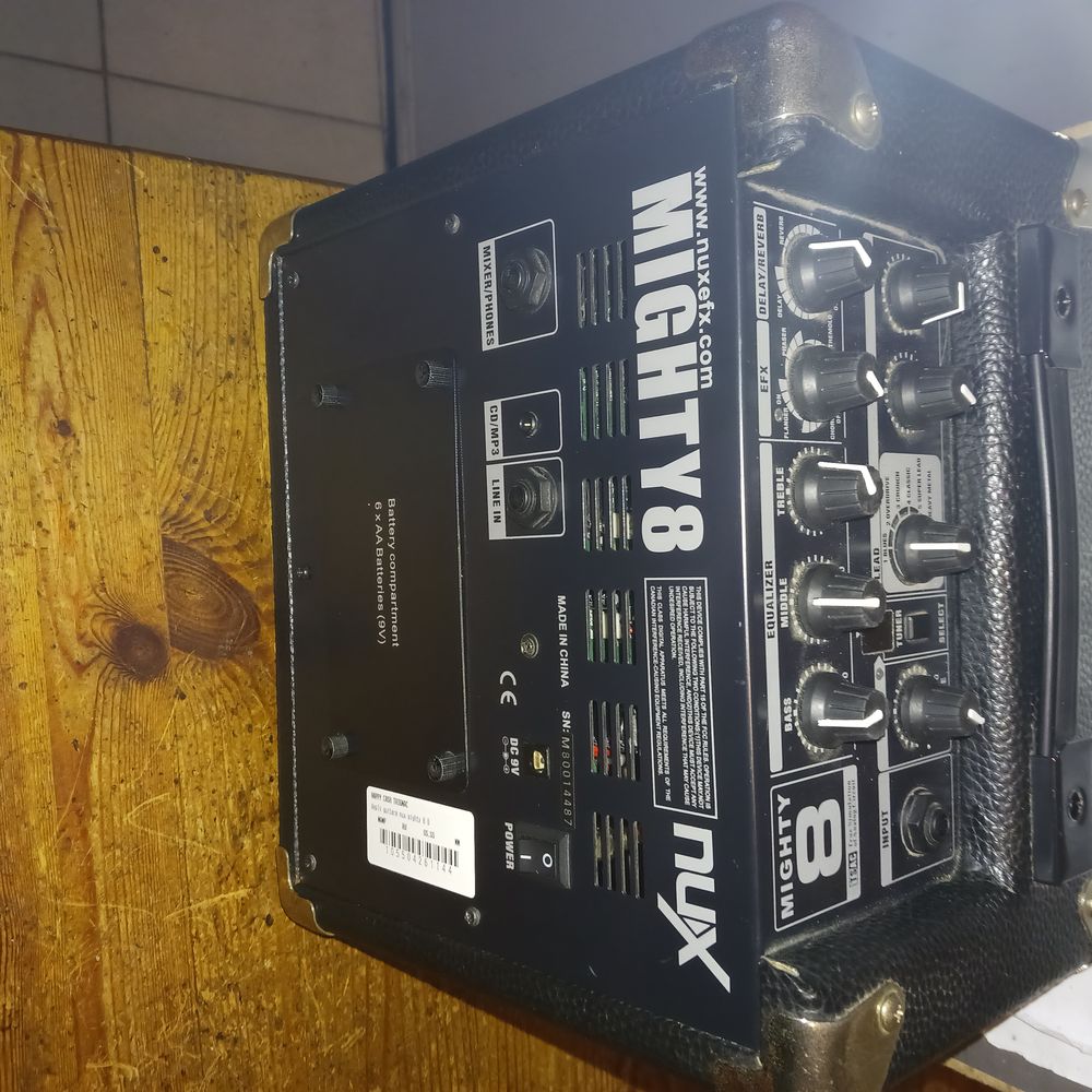 ampli guitare nux migght8 bon etat de marche pile ou sect Audio et hifi