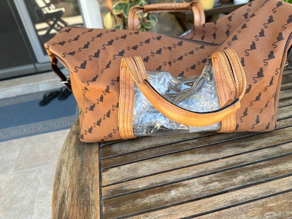 SAC de VOYAGE pour CHAT Maroquinerie