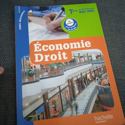 economie et droit editions Hachette niveau term de 201 isbn  5 Annonay (07)