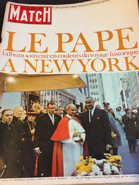 Ancien PARIS-Match : PAUI VI � la une 2 Soissons (02)