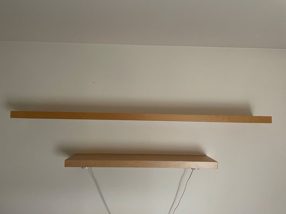 &Eacute;tag&egrave;re murale Ikea LACK, effet ch&ecirc;ne clair, 110x26 cm Meubles