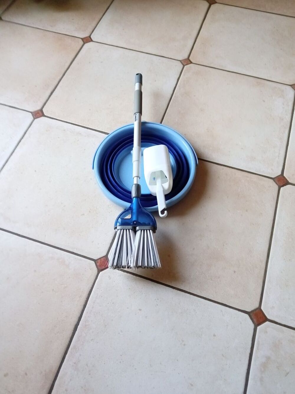 Balai et seau pliable Jardin