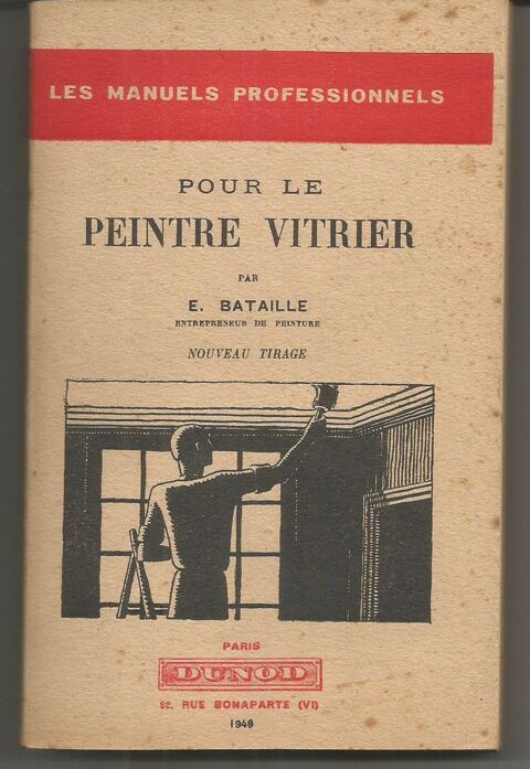 E BATAILLE Pour le peintre vitrier - 1949 8 Montauban (82)