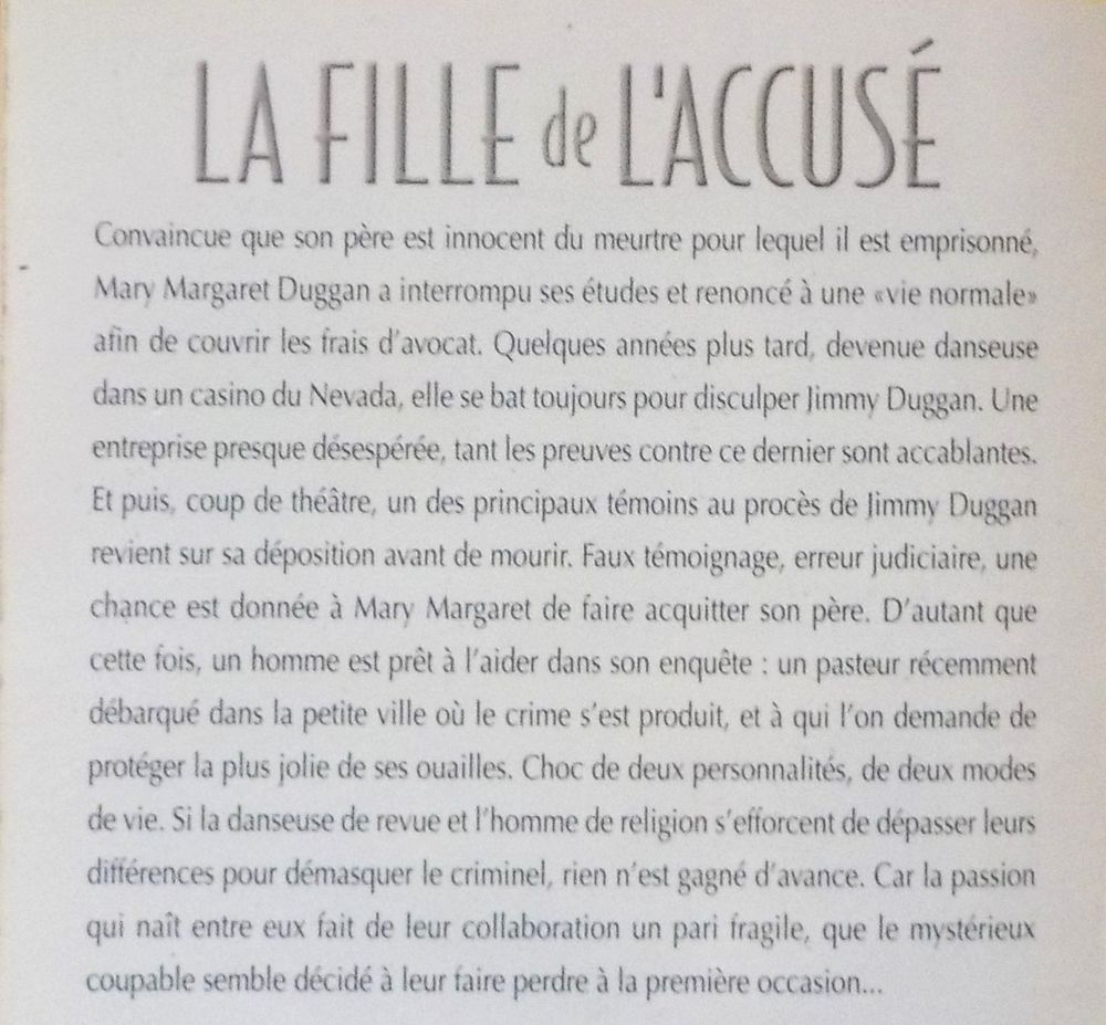 LA FILLE DE L'ACCUSE de J. KAISER Harlequin Best Sellers 094 Livres et BD