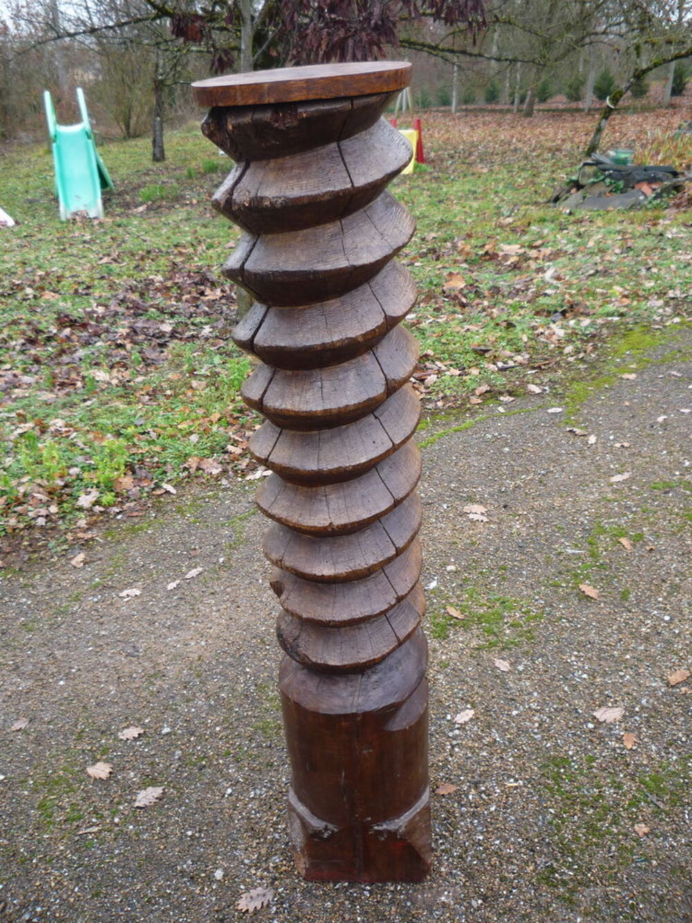 Vis de pressoir,porte vase,sellette,d&eacute;co Décoration