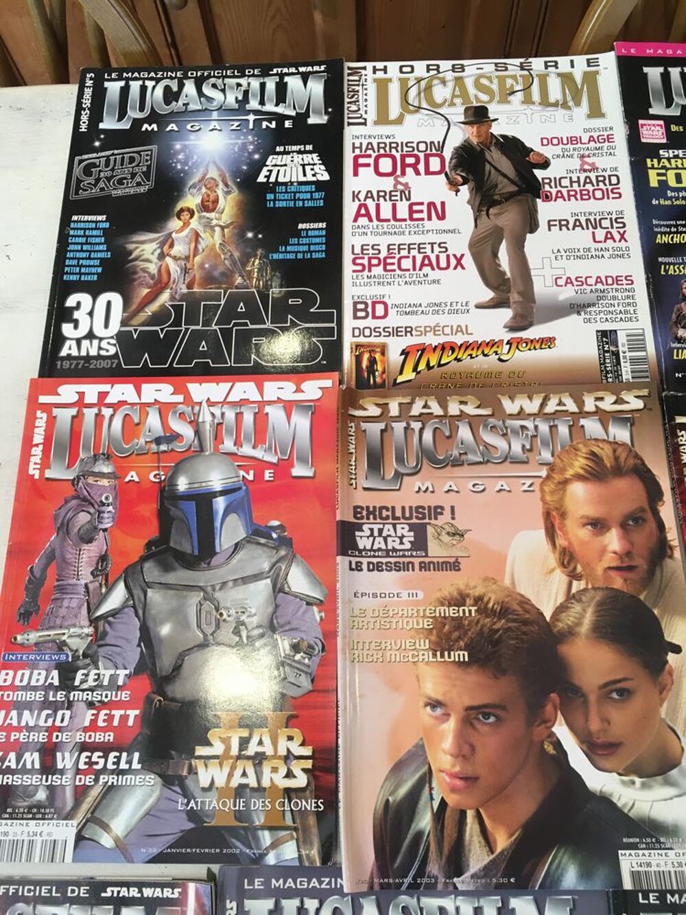19 Magazines collectors 
Luca film Star Wars
