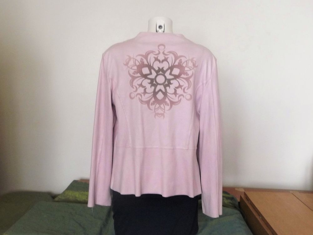 Veste Rose Pastel Imitation Daim Manches Longues- One O One Vêtements