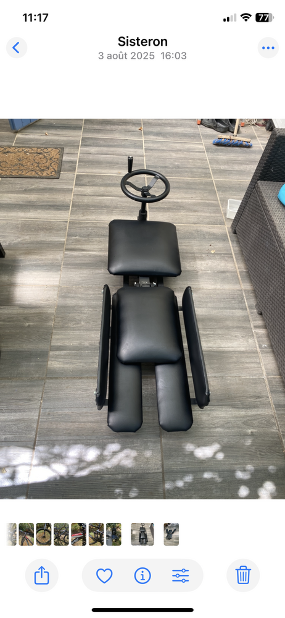 &eacute;carteur de jambes Sports