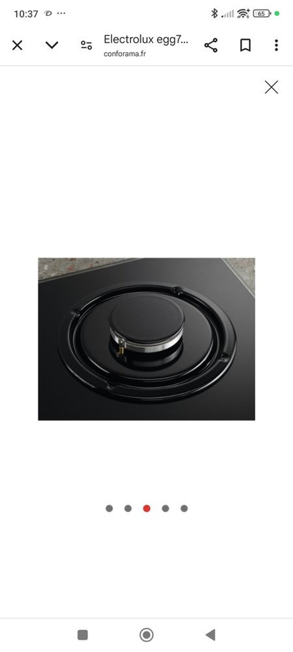 Plaque de cuisson gaz Electrolux Electroménager
