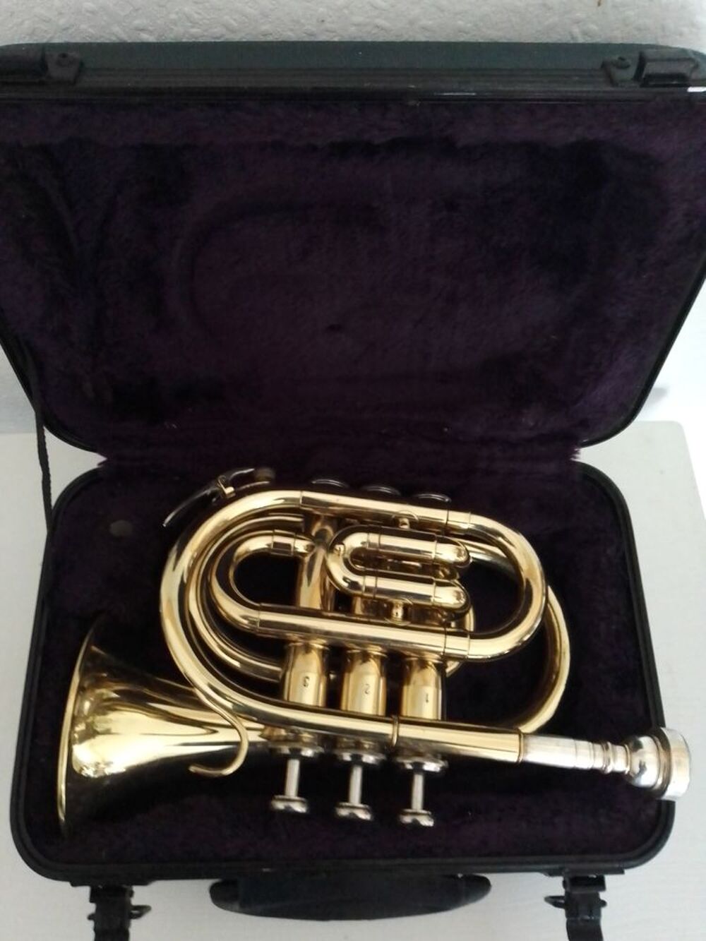 Trompette de poche sib chevallier neuve. Instruments de musique