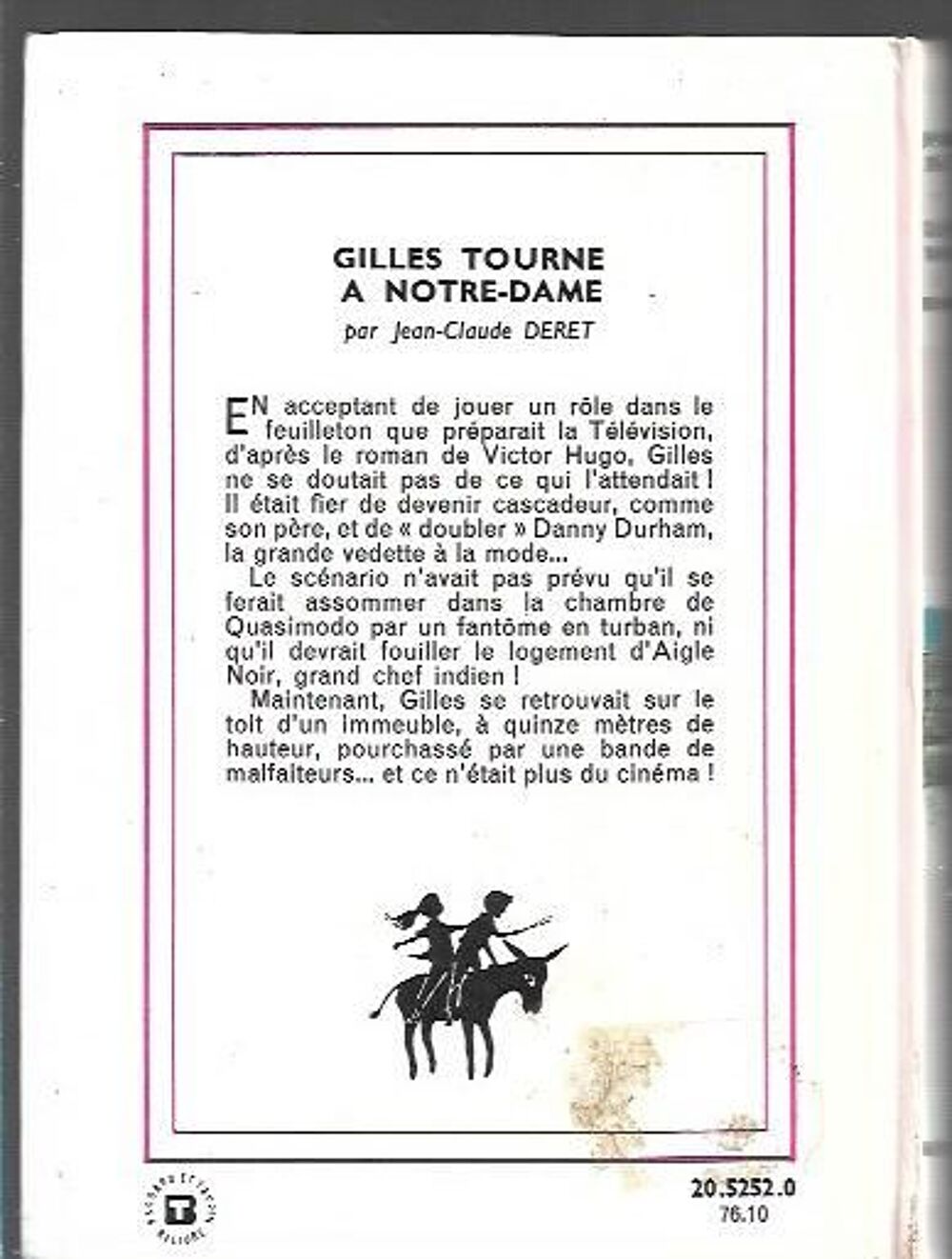 bibliotheque rose - gilles tourne a Notre Dame - 1976 Livres et BD