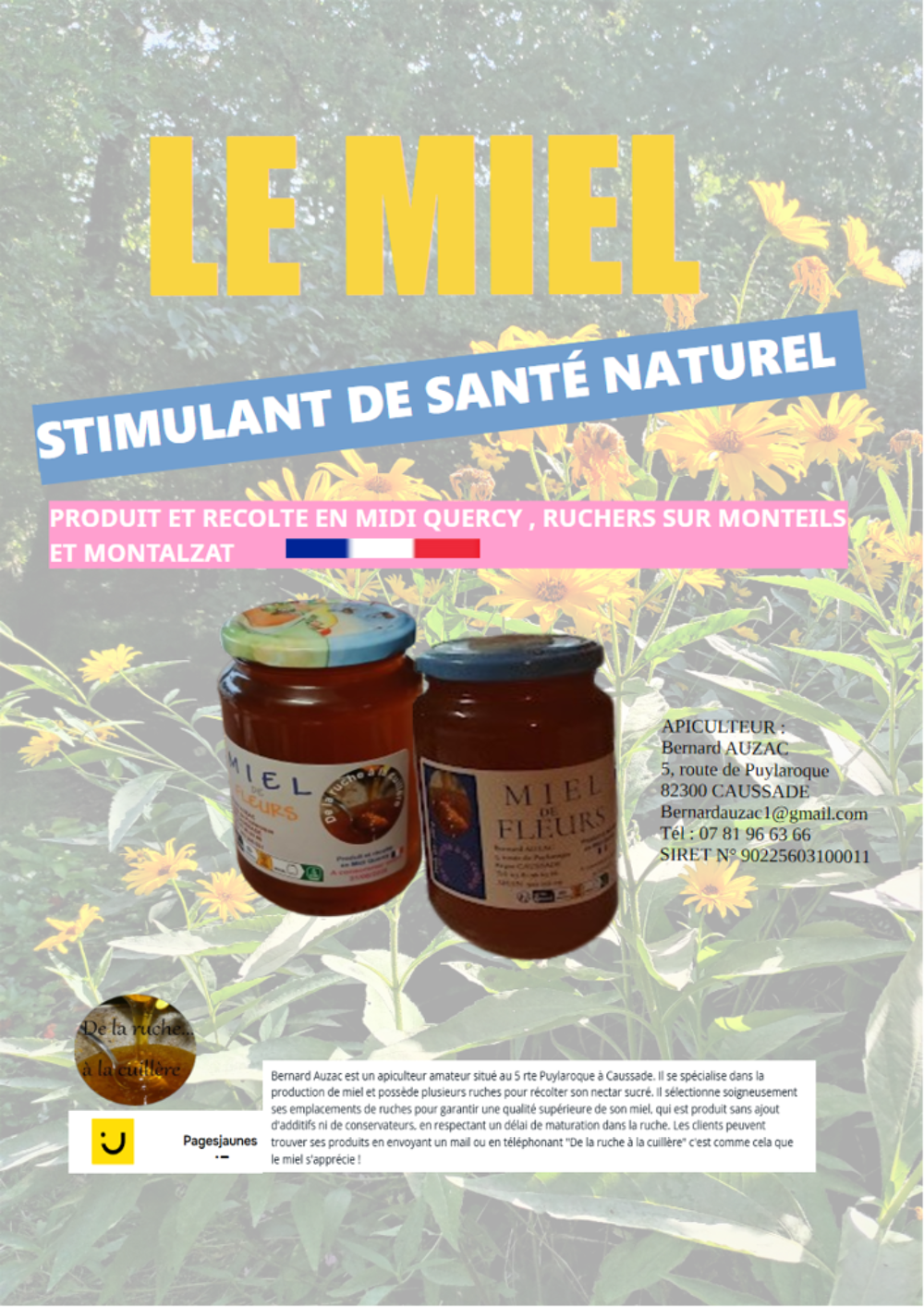 miel de fleurs Cuisine