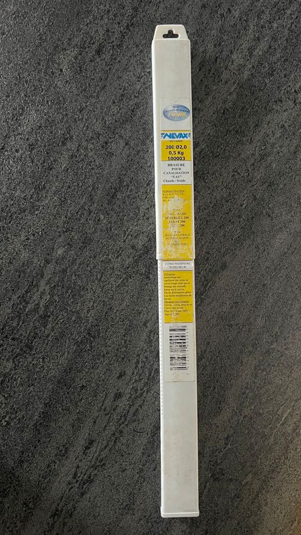 1 BOITE BRASURES NEUVES CUIVRE 0.5 KG NEVAX Bricolage
