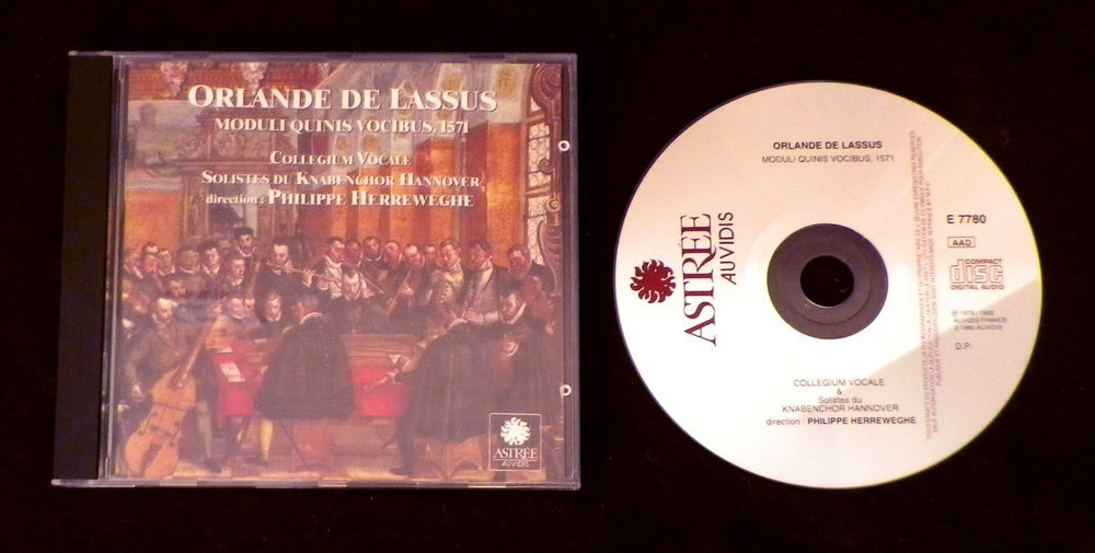 CD - Orlande de Lassus - Moduli Quinis Vocibus - 1571 CD et vinyles