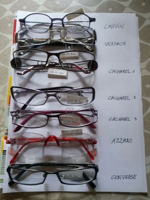 Montures de lunettes neuves 20 Wavignies (60)