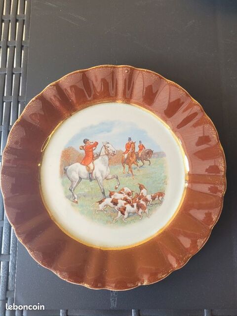 Assiette d�coration chasse � courre 4 Bar-sur-Seine (10)