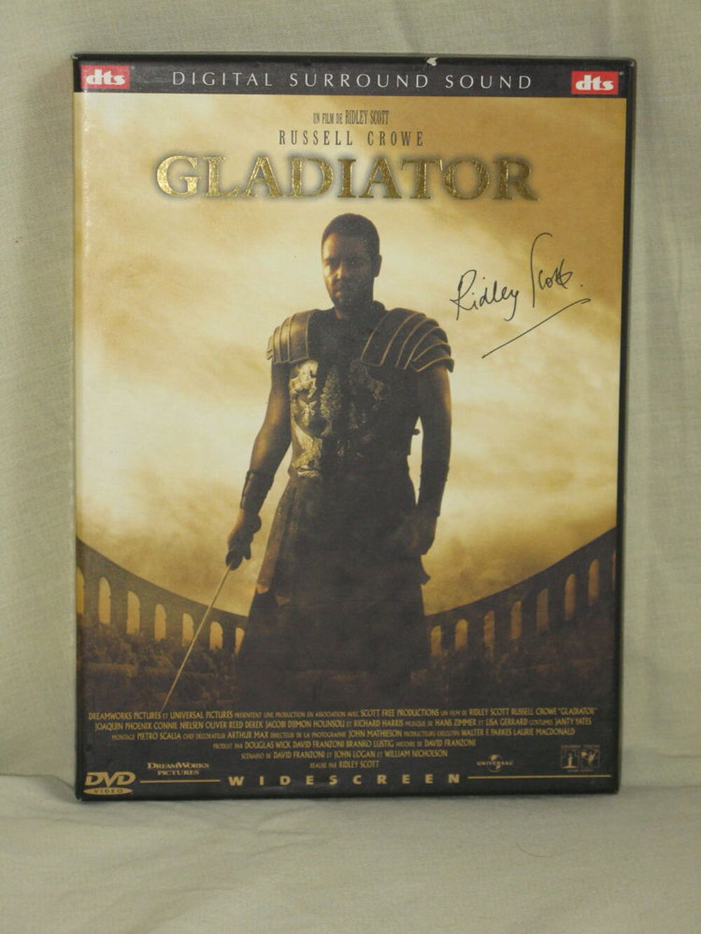 Gladiator Russel Crowe DVD et blu-ray