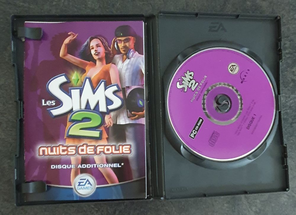 CD-ROM Les Sims 2 Nuits de folie Consoles et jeux vidéos