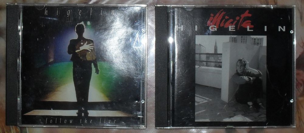 2 CD de Jacques HIGELIN en parfait &eacute;tat. CD et vinyles