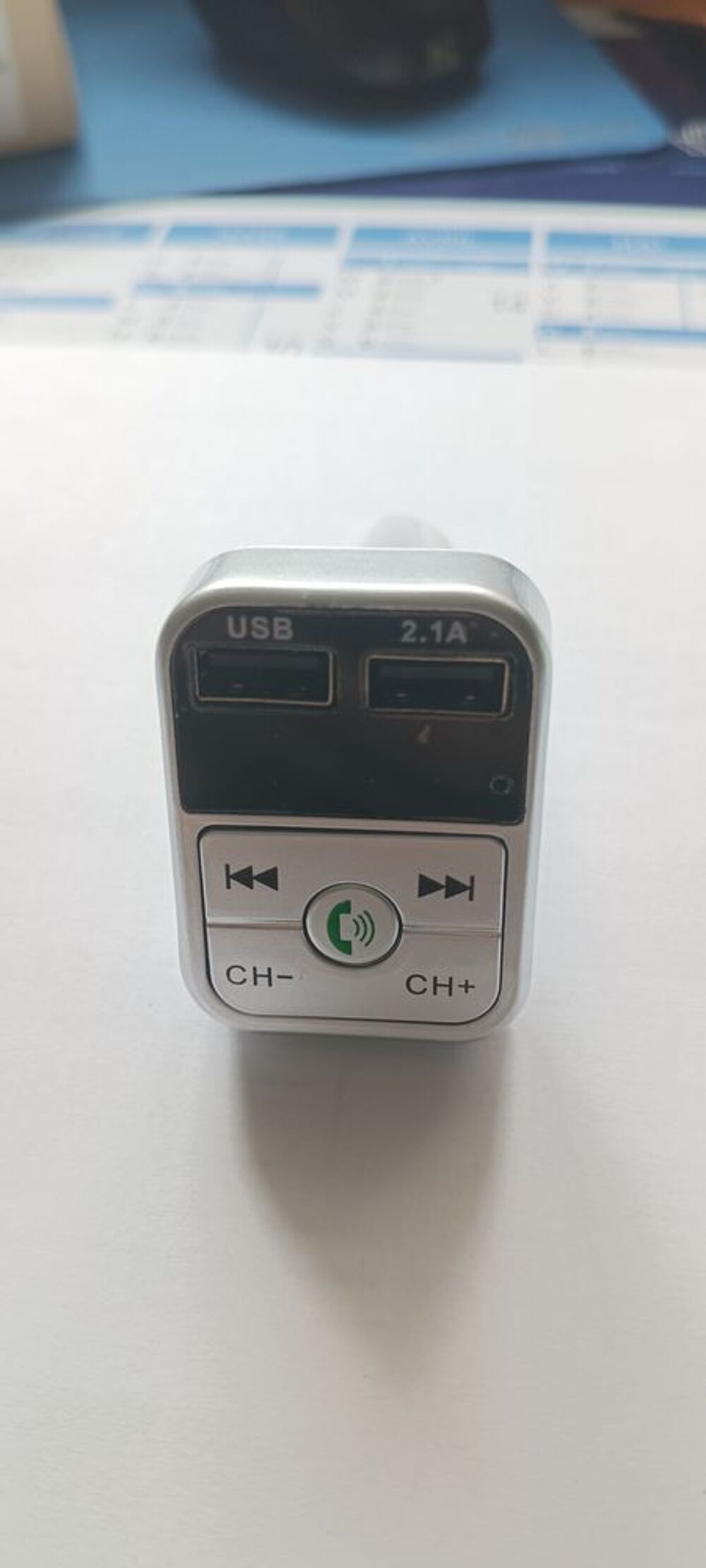 Lecteur USB Carte SD FM sans fil Bluetooth voiture Téléphones et tablettes