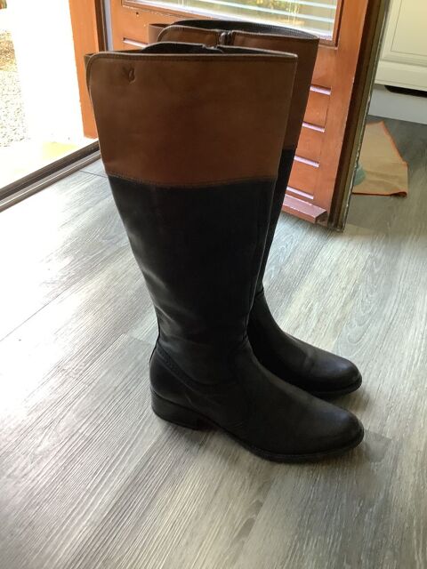 Bottes en cuir 2 couleurs -  Caprice - Lée (64)