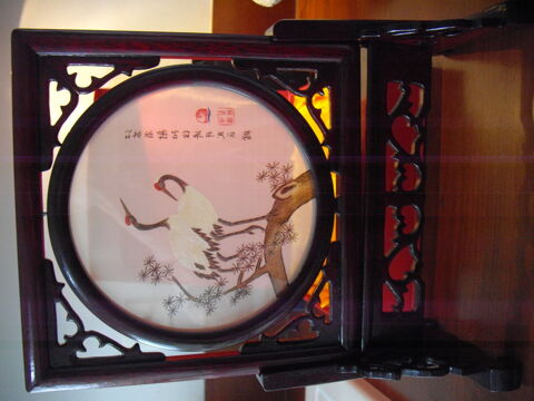 Taleau chinois: Peinture sur verre 30 Montpellier (34)