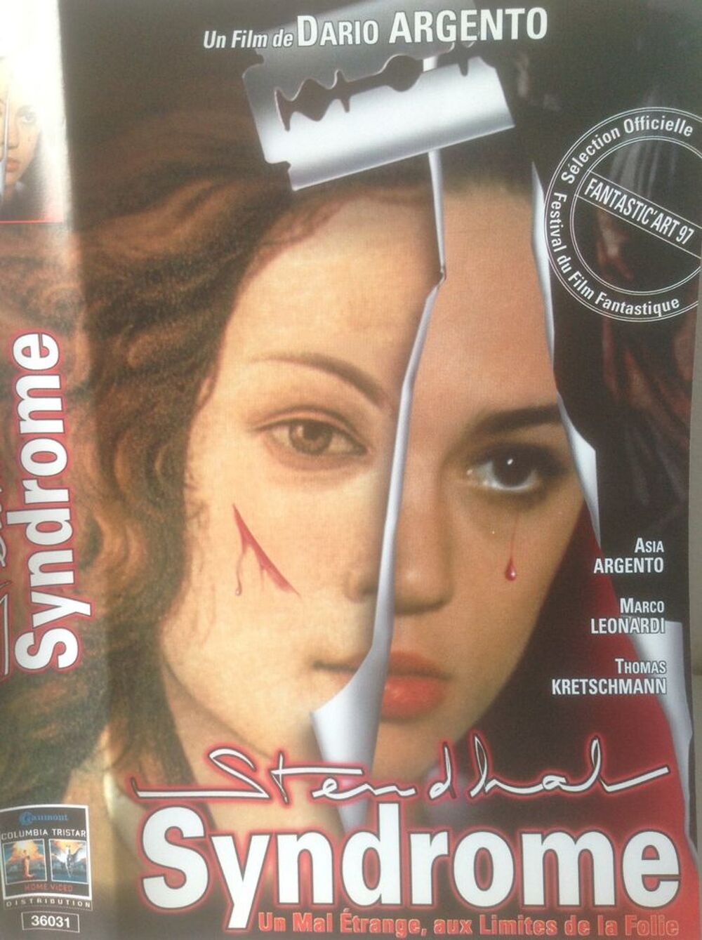 LE SYNDROME DE STENDHAL DE DARIO ARGENTO Envoi Possible
DVD et blu-ray