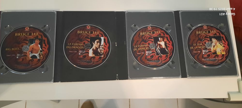 4 dvd bruce lee DVD et blu-ray