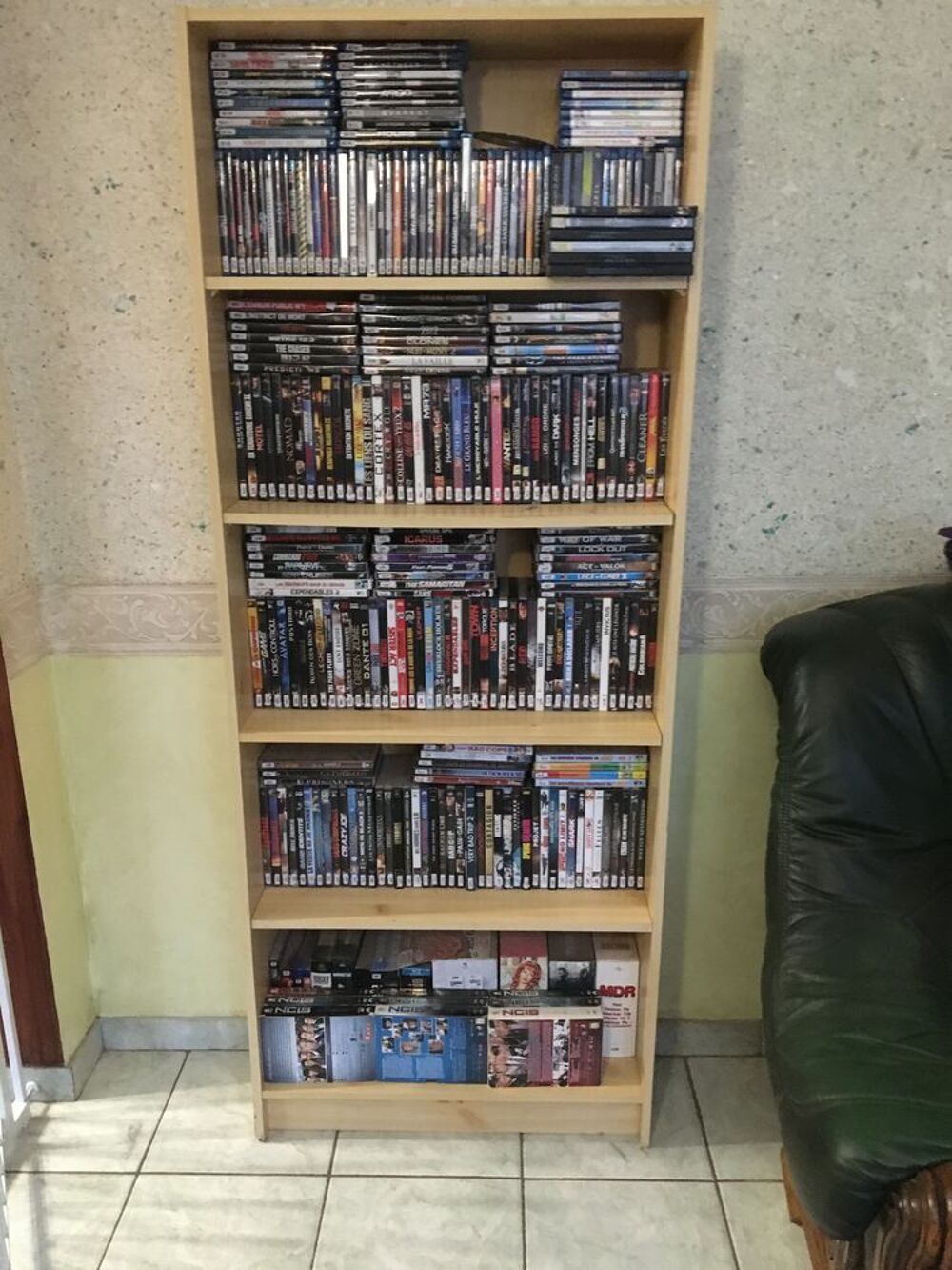Lot de 600 dvd Audio et hifi