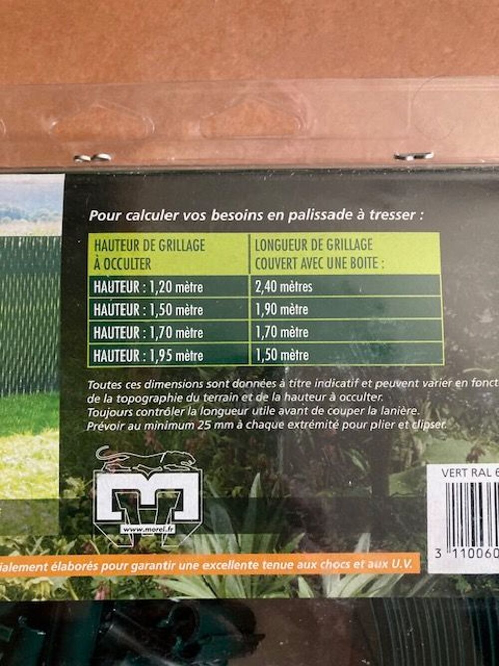 brise vue Jardin