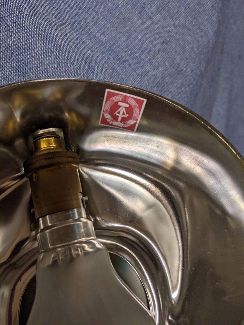 Lampe militaire vintage 1950 Allemagne de l'est ou URSS en p Décoration