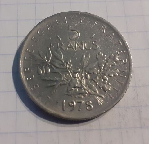 5 Francs 1978 2 Armentires (59)