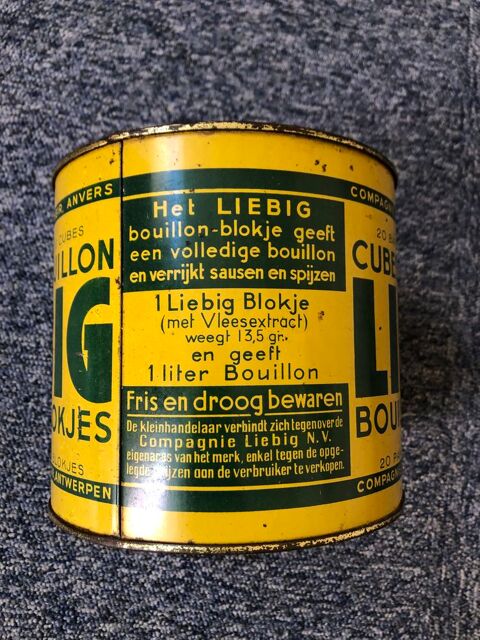 Boite vintage en mtal Liebig 35 Poitiers (86)