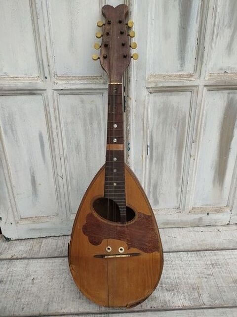 Ancienne Mandoline F.lli Cigna Biella � Restaurer 1 Loches (37)