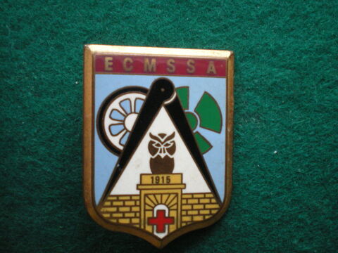 Insigne de Sant� - E.C.M.S.S.A Ets Central du Mat�riel. 18 Caen (14)