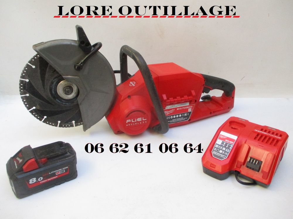 MILWAUKEE M18 FCOS230 - Tron&ccedil;onneuse b&eacute;ton Bricolage