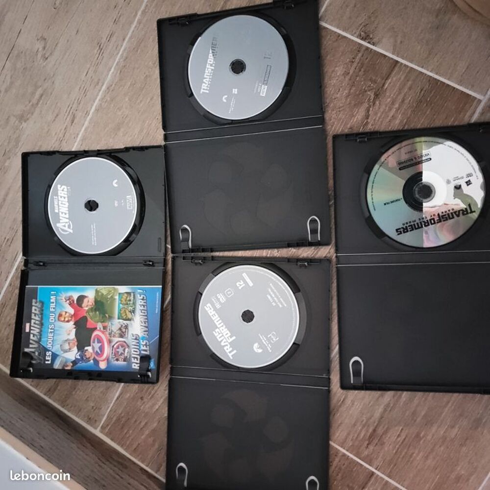 Lot de 4 DVD Avengers/Transformers Audio et hifi