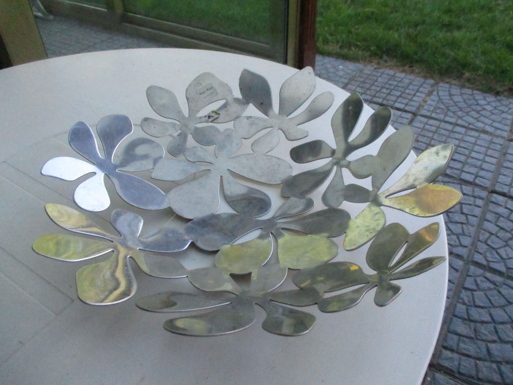 bol acier design ou coupe &agrave; fruits ou autre de monika mulder Décoration