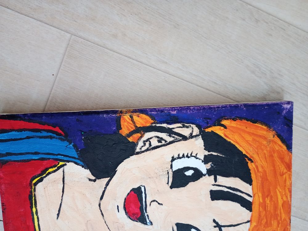 Peinture sur toile dragon ball z Décoration
