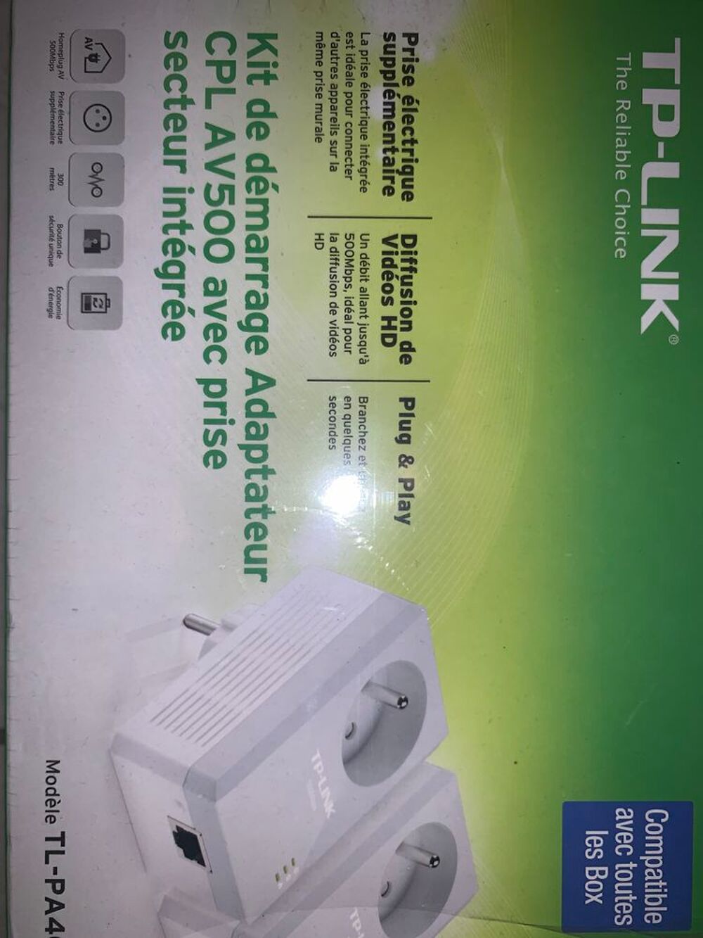 TP-link 2CPL 500 Mbs Matériel informatique
