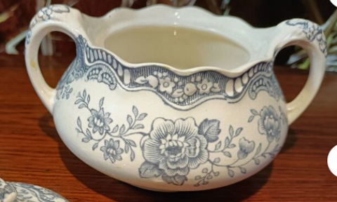 sucrier Crown Ducal England Bristol  (sans couvercle) 4 Ervy-le-Ch�tel (10)