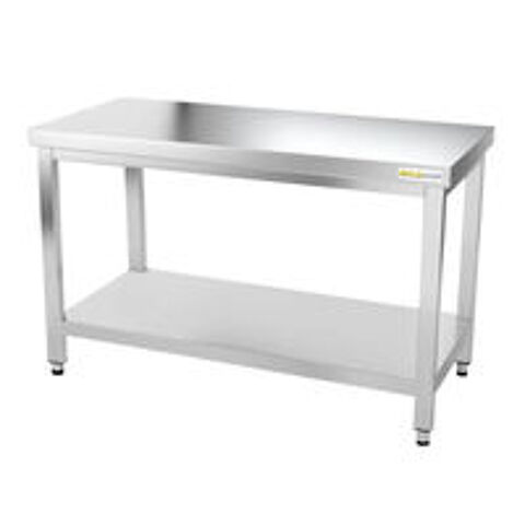   Table de travail en inox 1400 x 600 mm PREMIUM 