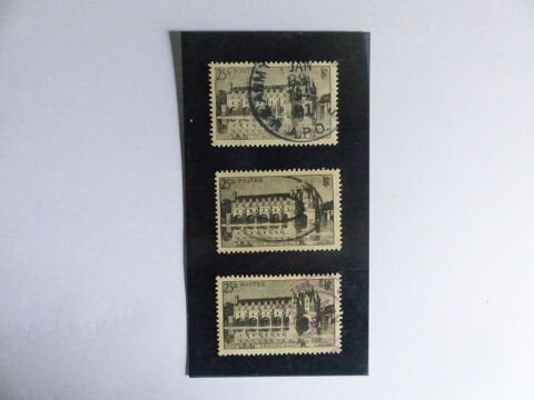 TIMBRE  611  OBLITERATION  AMERICAINE 30 Le Havre (76)