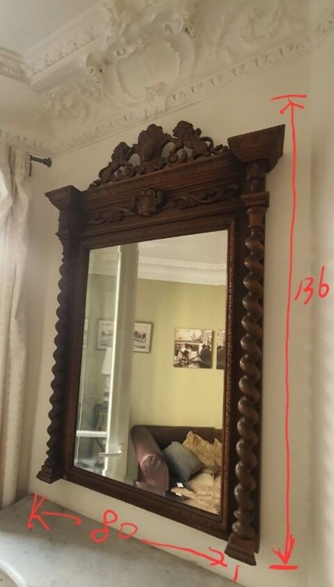 grand miroir de style ancien 120 Paris 17 (75)
