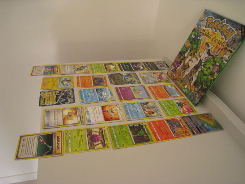 Lot de 22 cartes Pokemon+ livre jeu Mission Arceus Jeux / jouets